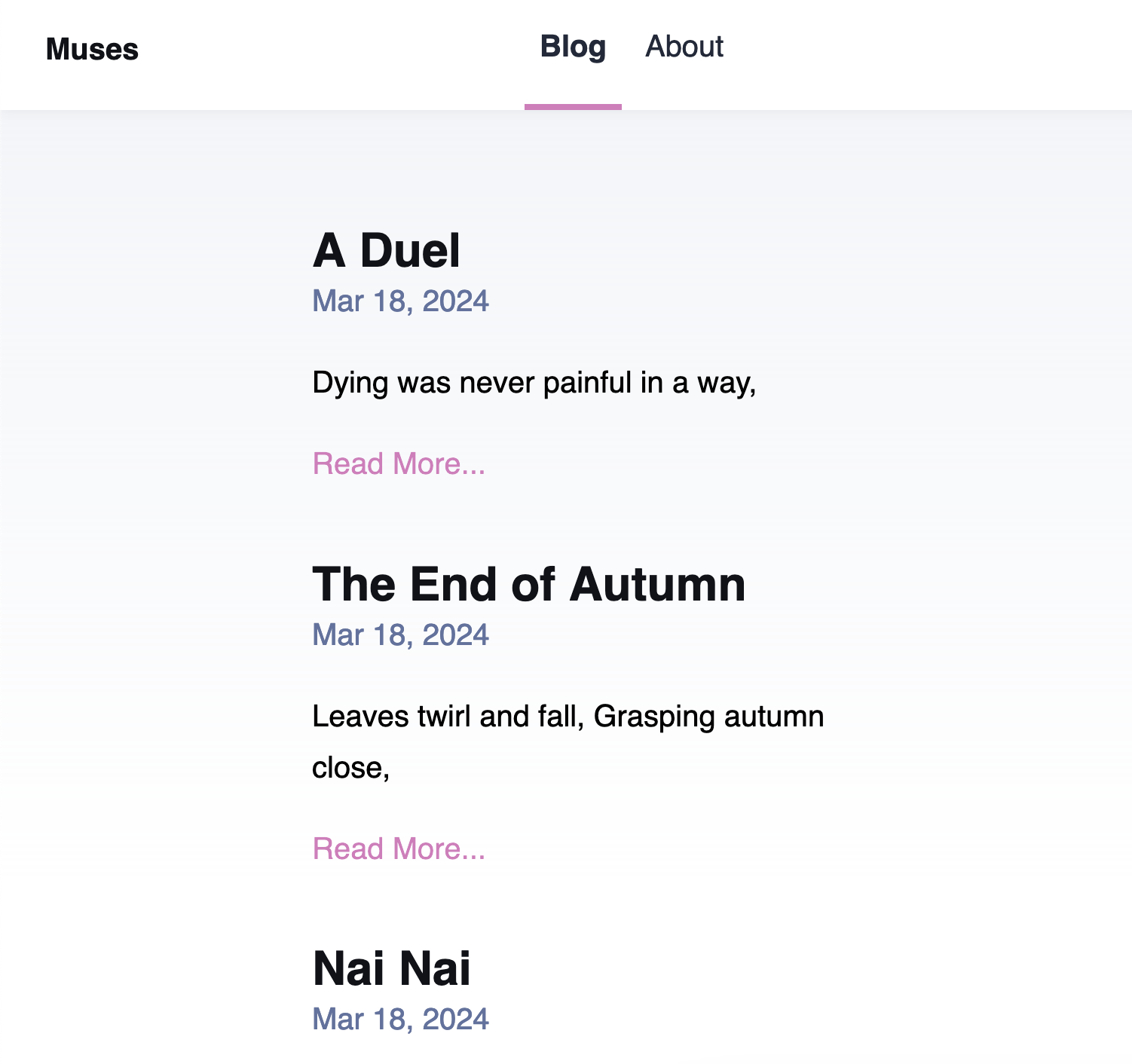 Blogging Site Thumbnail
